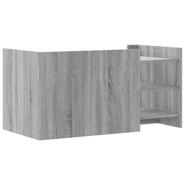 Bord - EKSKLUSIV HUS - Sonoma grå - 100x50x50 cm - Ingeniørtræ - Modulerbar opbevaring Sonoma grå