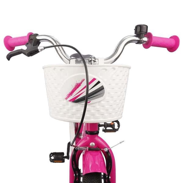 Maison Exclusive - Cykel för Barn 18 Tum för 5-7 År Mörk Rosa Mörkrosa