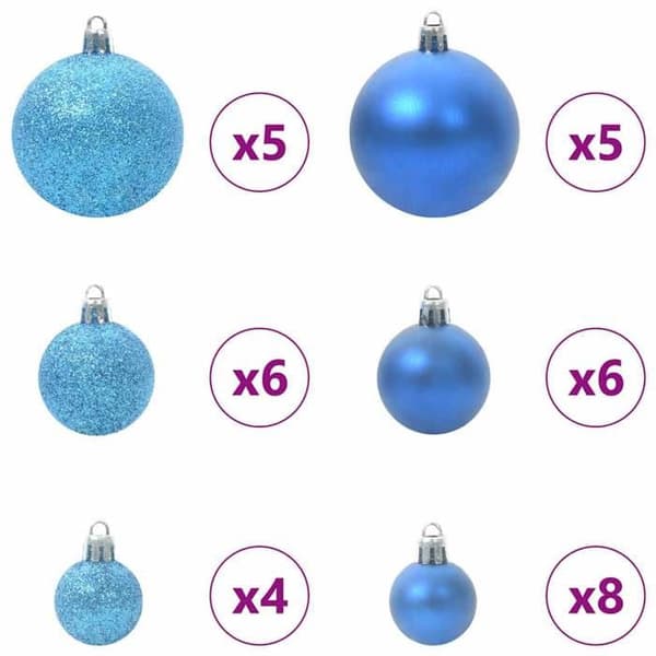 Festdekoration - EXKLUSIV HEM - LED-bollset - Varm vit - USB - Inomhus Vit varm