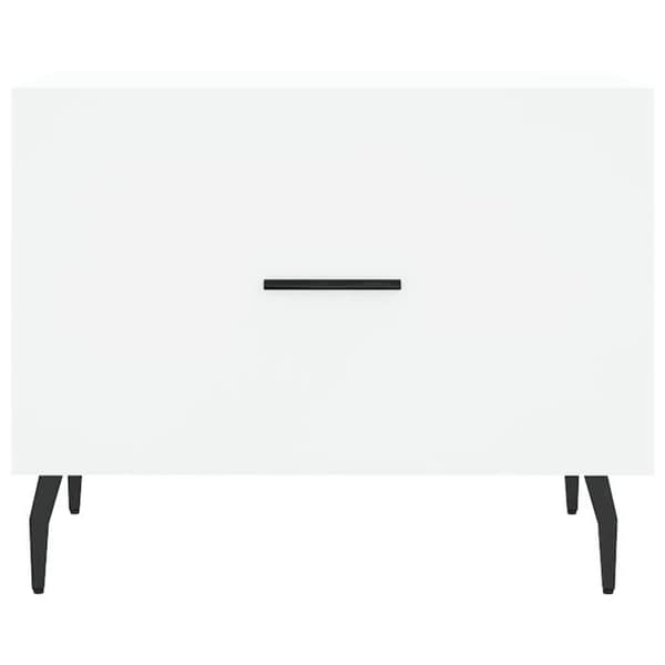 Maison Exclusive - 2 st soffbord vit 50x50x40 cm ingenjörsträ