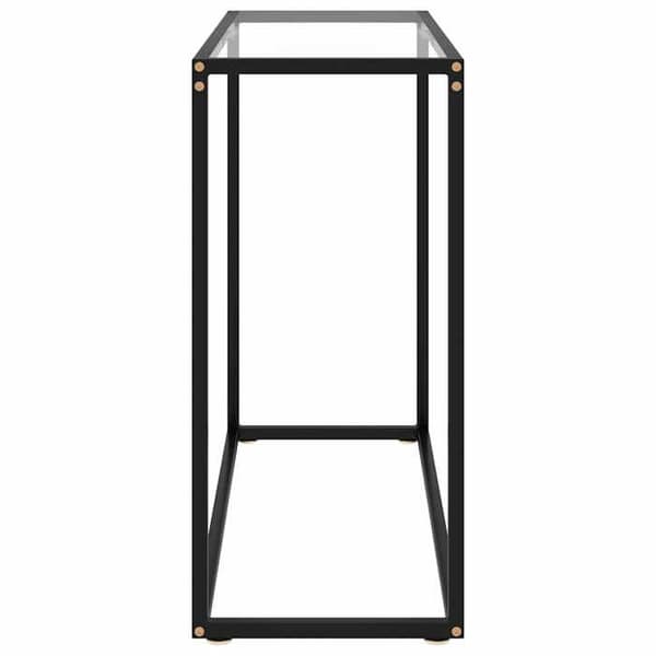 Maison Exclusive - Transparent konsolbord 80x35x75 cm Härdat glas Transparent