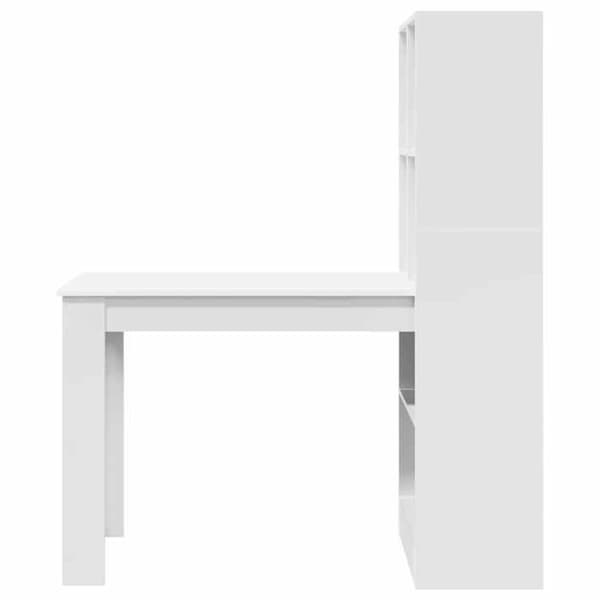 Maison Exclusive - Kontor Vit Ingenjörsträ 122 x 67 x 145 cm
