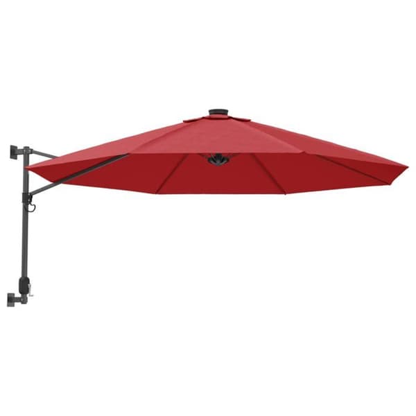 Maison Exclusive - Rød vægparasol 290 cm