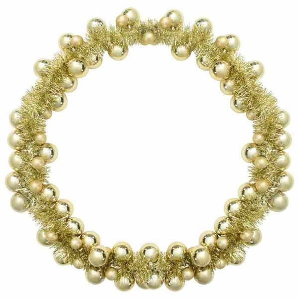 Maison Exclusive - LED Julebold Guirlande Guld 186 cm Polystyren gyllene