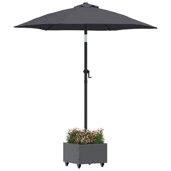 Maison Exclusive - Parasollfot Anthracite 45 x 45 x 45 cm Stål