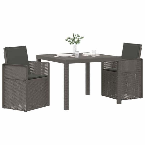 Maison Exclusive - 3 osan puutarhapöytäryhmä