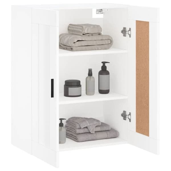 Maison Exclusive - Väggskåp vit 69,5x34x90 cm ingenjörsträ Vit