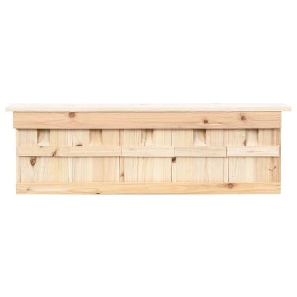 Exklusivt hus - Hus för sparv med 5 rum 68x15x21 cm Furu