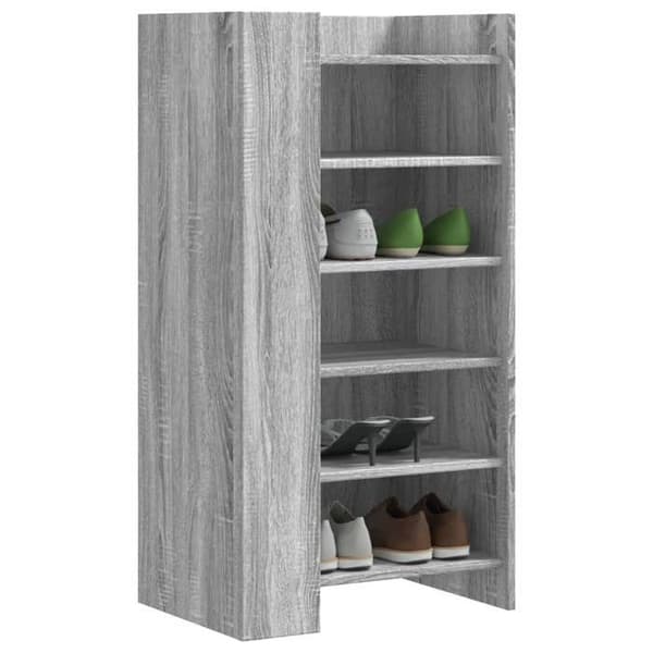 Maison Exclusive - Kenkäkaappi sonoma harmaa 52x37,5x100 cm
