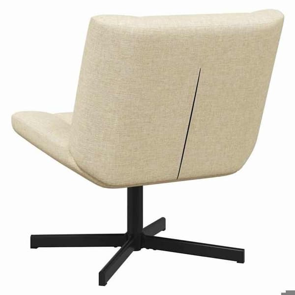 Maison Exclusive - Snurrstol Crème 63 x 75 x 76 cm tyg