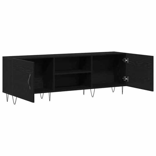 Maison Exclusive - TV-møbel sæt 150 x 30 x 50 cm Sort eg svart ek