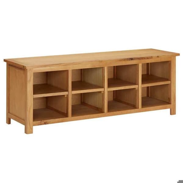 Maison Exclusive - Skohylde 114x37x45 cm Solid egetræ