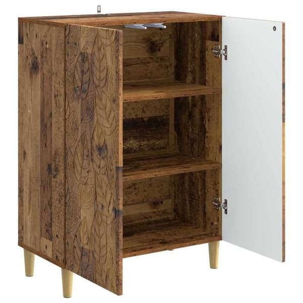 Buffet - EKSKLUSIVT HUS - Model 66 x 34,5 x 90 cm - Ingeniørtræ - Brun - Rummelig opbevaring