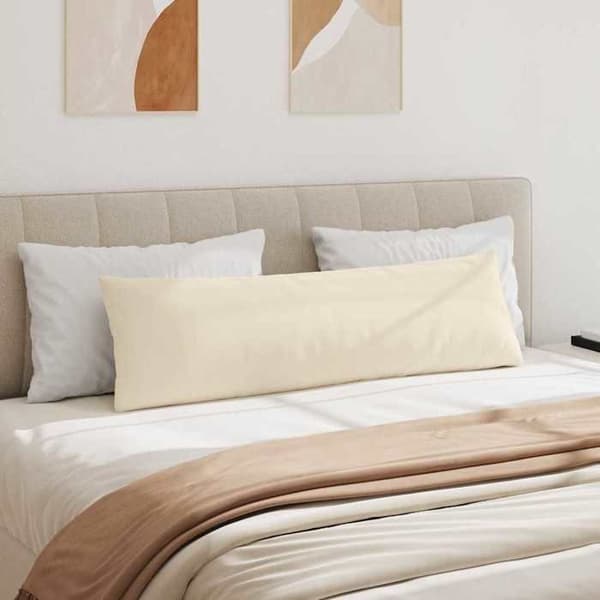Soffkuddar - EXKLUSIVT HEM - Set med 2 stycken - 145 x 40 cm - Beige - Polyester, avtagbar beige