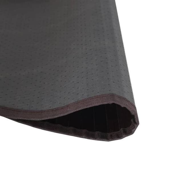 Maison Exclusive - Mörkbrun rund matta 80 cm bambu