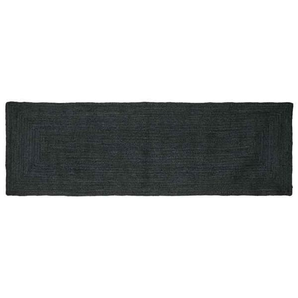 Maison Exclusive - Tummanharmaa aluematto 80 x 200 cm Jute