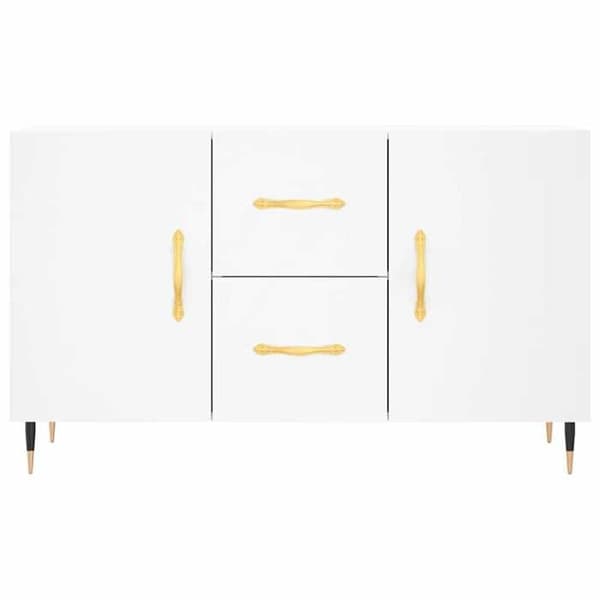 Maison Exclusive - Vit buffé 100x36x60 cm ingenjörsträ