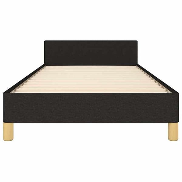 Maison Exclusive - Sengestel uden madras sort 100x200 cm stof
