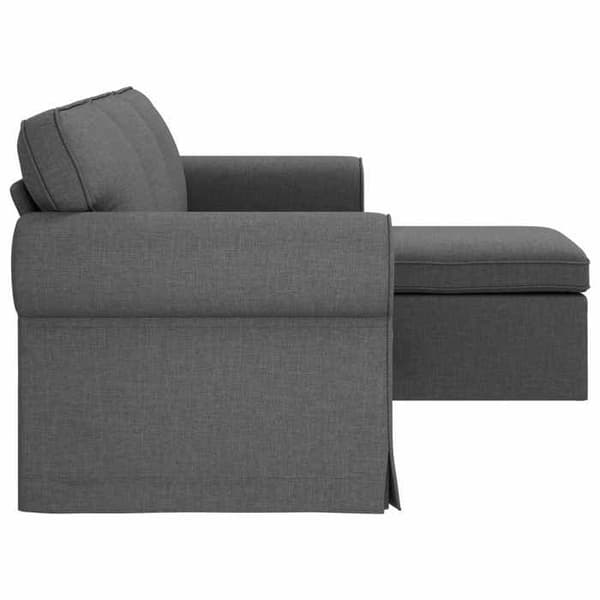 Maison Exclusive - Mörkgrå soffa 195 x 138 x 80 cm tyg