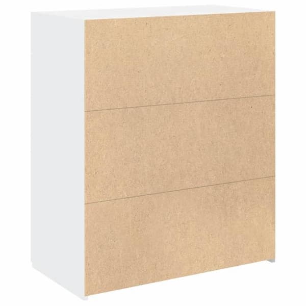 Maison Exclusive - Buffé vit 80x42,5x93 cm ingenjörsträ