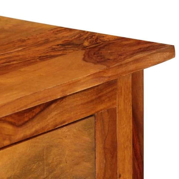 Maison Exclusive - Buffet med 3 skuffer 110x30x80 cm Massivt træ