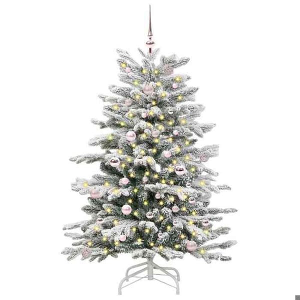 Juletræ - EKSKLUSIVT HUS - Ledede grene - Hvid - 150 cm - LED USB Vit