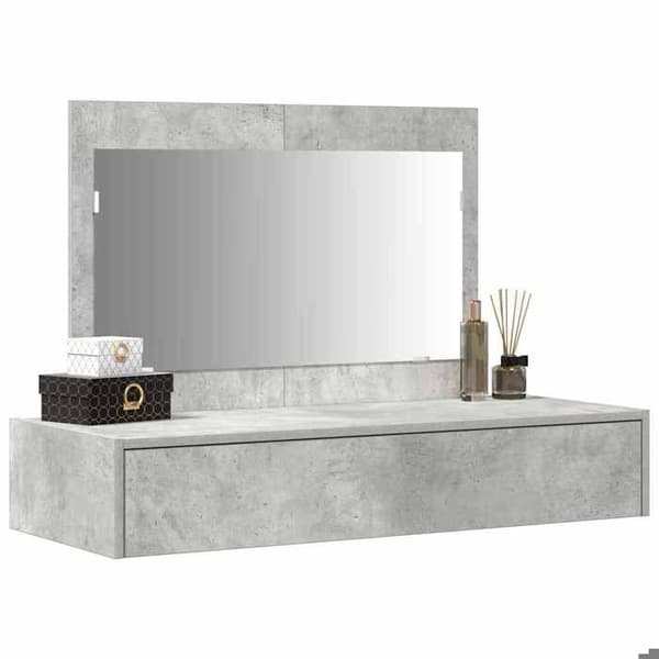Maison Exclusive - Grå Sminkbord 100 x 40 x 70 cm Ingenjörsträ