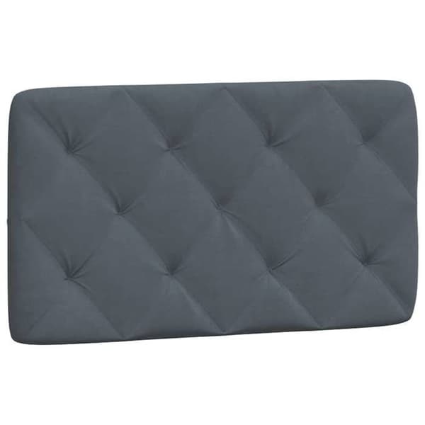 Maison Exclusive - Tummanharmaa 80x200 cm samettivuode patjalla