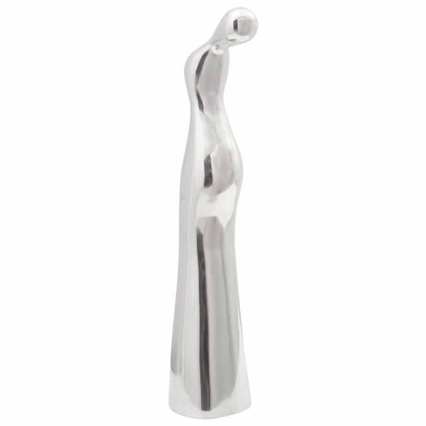 Maison Exclusive - Skulptur i silver 10 x 16 x 49 cm Aluminium Silver