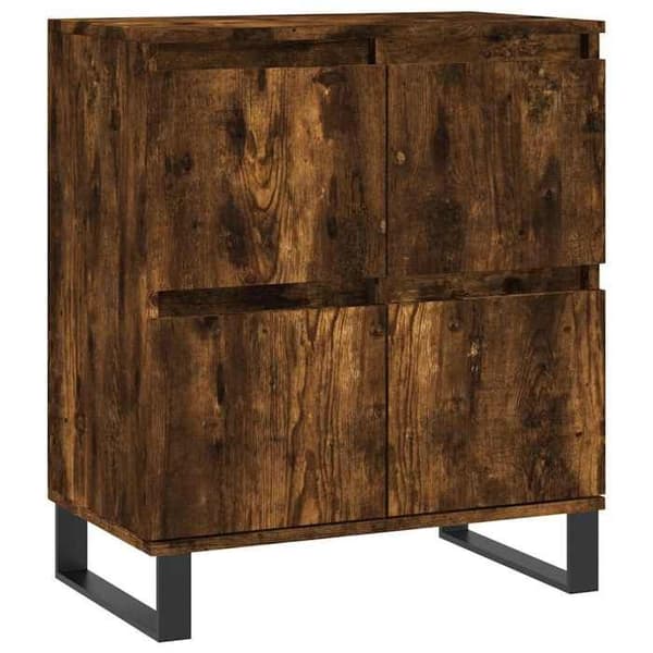 Maison Exclusive - Buffé Ek rökt 60x35x70 cm Ingenjörsträ