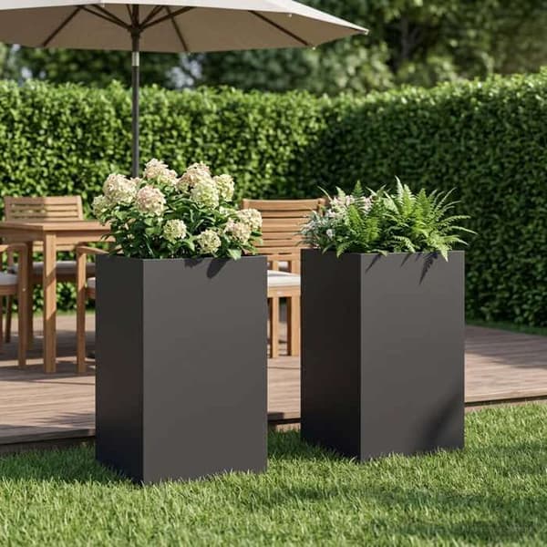 Maison Exclusive - Havekrukke 2 stk Sort 40 x 40 x 50 cm