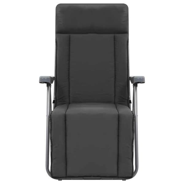 Maison Exclusive - Fällbara stolar med kuddar, set om 2, grå