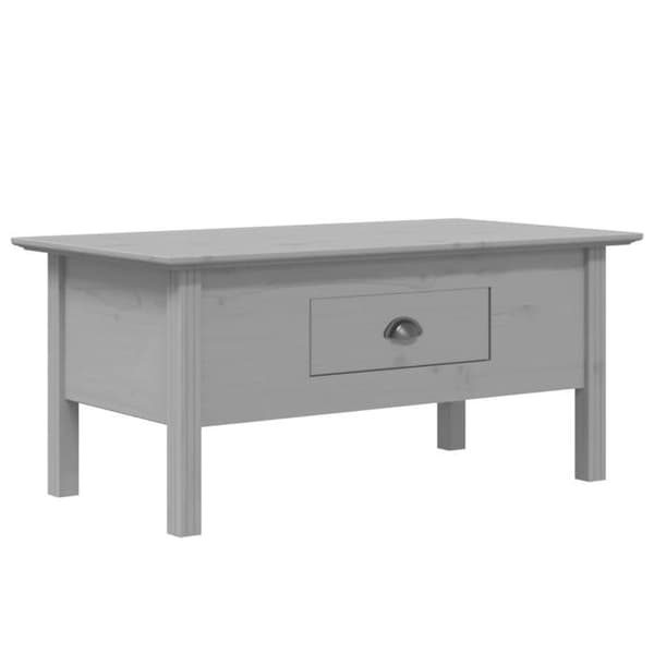 Maison Exclusive - BODO-harmaa sohvapöytä 100x55x46 cm massiivipineä