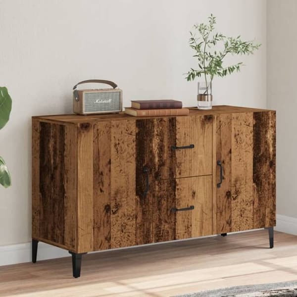 Maison Exclusive - Vanha puubuffet 100x36x60 cm insinööripuusta