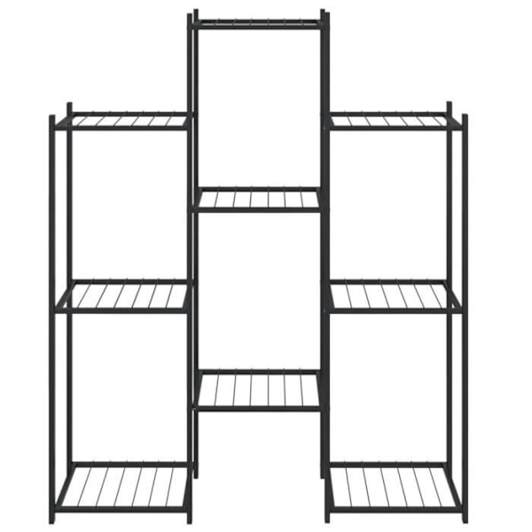 Plantekasse 83x25x100 cm sort jern100 [cm] sort