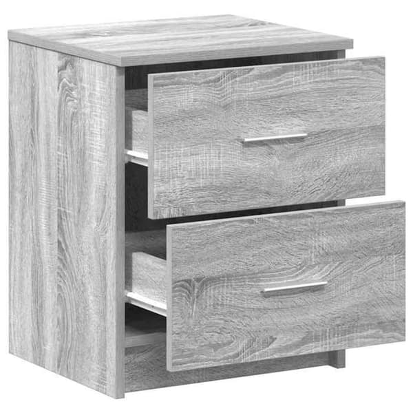 Natteskab - EKSKLUSIV HUS - Grå Sonoma - 2 skuffer - 40x36x50 cm - Spånplader Gris Sonoma