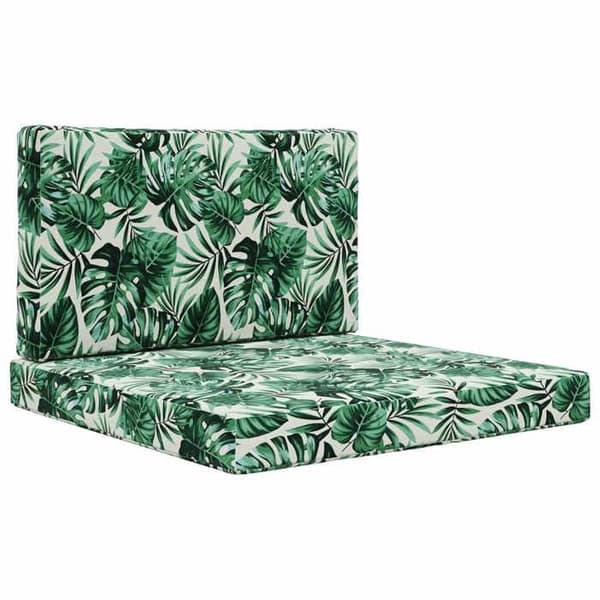 Maison Exclusive - Udendørs sofa pude Polyester Blad mønster