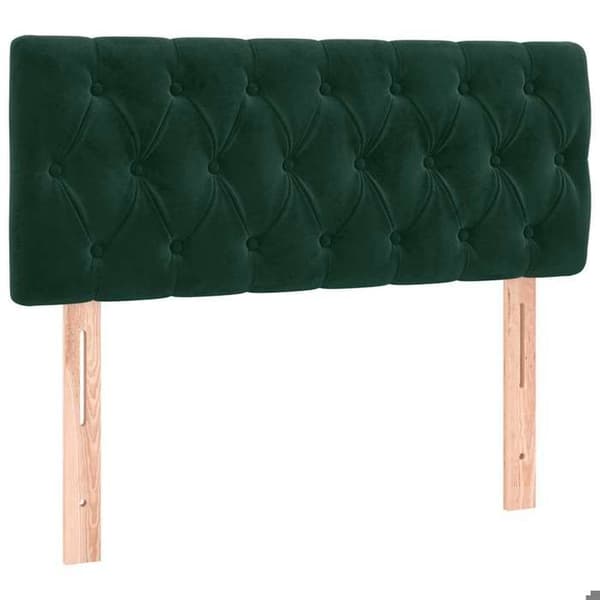 Maison Exclusive - Mörkgrön sänggavel 90x7x78/88 cm Sammet
