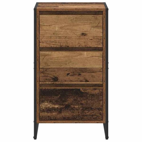 Maison Exclusive - Buffé i gammalt trä 43 x 36 x 75,5 cm Ingenjörsträ