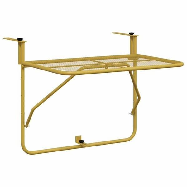 Maison Exclusive - Balkonbord Guld 60x40 cm Stål gyllene