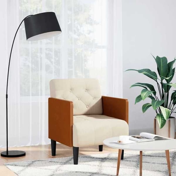 Maison Exclusive - Sofa stol med armlæn 55 cm i hør
