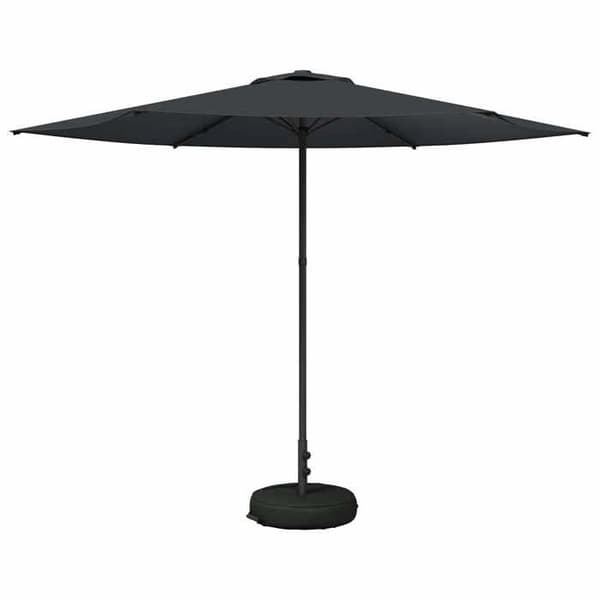 Maison Exclusive - Trädgårdsparasol med bas 300 x 300 cm Polyester
