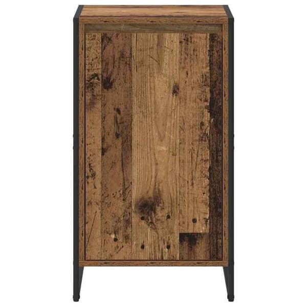 Industrielt buffet - EKSKLUSIV HUS - 43x36x75,5 cm - Ingeniørtræ - Stålben - Glat finish