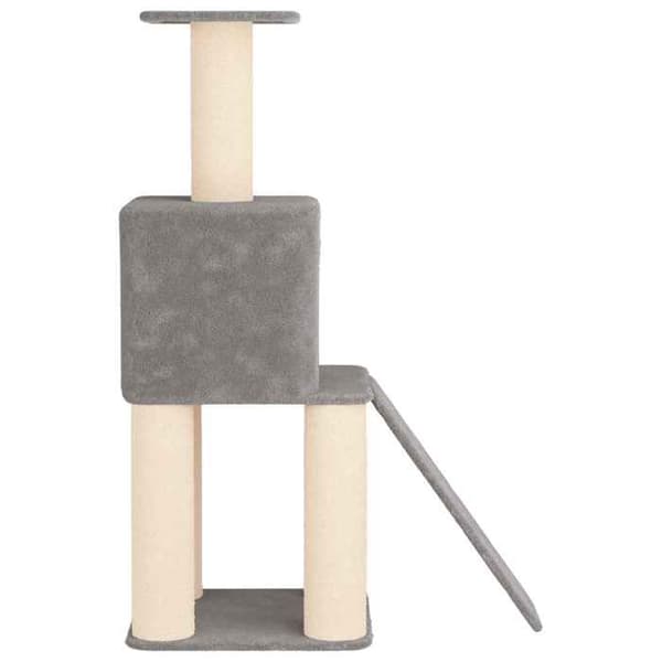 Maison Exclusive - Katte træ med sisal kløepæle Lys grå 146 cm