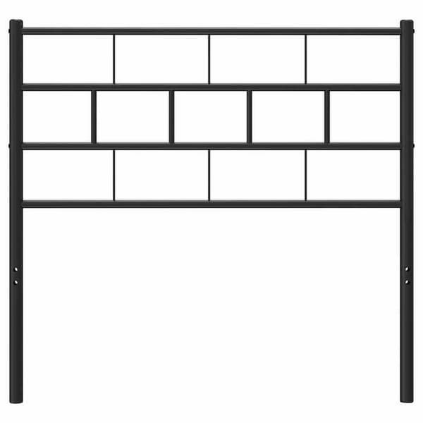 Maison Exclusive - Musta metallinen sängynpääty 100 cm