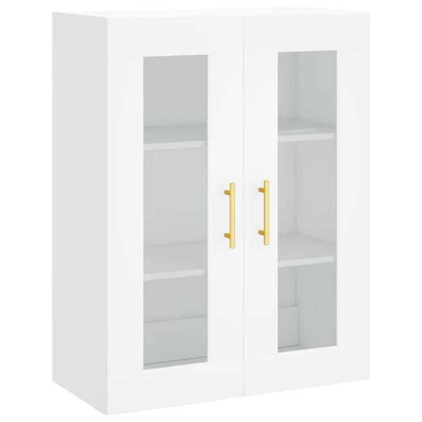 Maison Exclusive - Buffé hög Vit 69,5x34x180 cm Ingenjörsträ