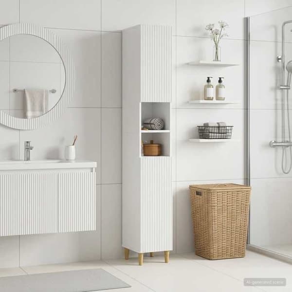 Maison Exclusive - Badeværelsesskab med Åben Hylde ARNHEM
