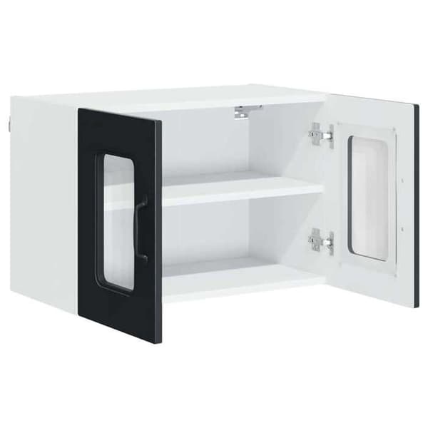 Maison Exclusive - Kalmar 2 stk. opvaskemaskine panel Sort ingeniørtræ Svart