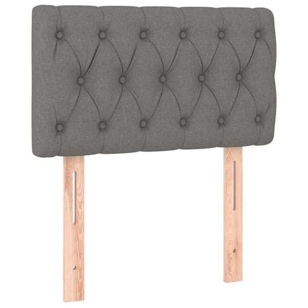 Maison Exclusive - Hovedgærde Mørkegrå 80x7x78/88 cm Stof