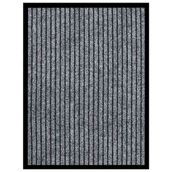 Maison Exclusive - Raidallinen harmaa matto 40x60 cm